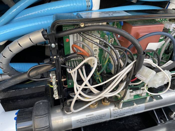 Hot tub heater element repair